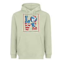 Matcha love usa flag volleyball gifts for volleyball fans teen t shirt Heavyweight Hoodie - minhPixels