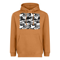 Meerkat black and white camouflage background Heavyweight Hoodie - Artiststas