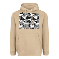 Mushroom black and white camouflage background Heavyweight Hoodie - Artiststas