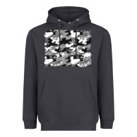 Smoke black and white camouflage background Heavyweight Hoodie - Artiststas