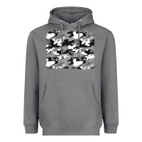 Storm black and white camouflage background Heavyweight Hoodie - Artiststas