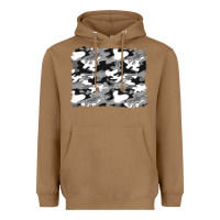 Toasted Coconut black and white camouflage background Heavyweight Hoodie - Artiststas