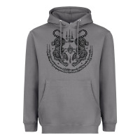 Storm sak yant thai tattoo twin tiger muay magical thailand gifts t shirt Heavyweight Hoodie - minhPixels