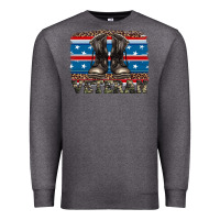 Charcoal Heather armed forces day veteran Premium Sweatshirt - Artiststas