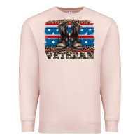 Pale Pink armed forces day veteran Premium Sweatshirt - Artiststas