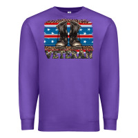 Purple armed forces day veteran Premium Sweatshirt - Artiststas