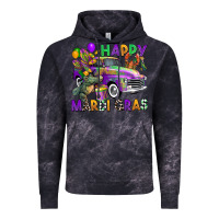 Cloud Black happy mardi gras truck Vintage Hoodie - CowGirlArtShop