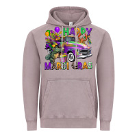 Vintage Zinc happy mardi gras truck Vintage Hoodie - CowGirlArtShop