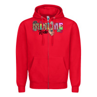 Red my mini me rocks Zipper Hoodie - CowhideDigitalArt