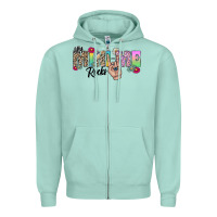 Seafoam my mini me rocks Zipper Hoodie - CowhideDigitalArt