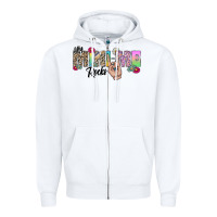 White my mini me rocks Zipper Hoodie - CowhideDigitalArt