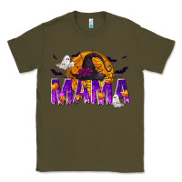 Army Green Halloween Mama Classic Tee - texasbilliewilder
