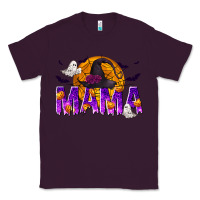Plum Halloween Mama Classic Tee - texasbilliewilder