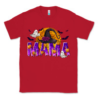 Red Halloween Mama Classic Tee - texasbilliewilder