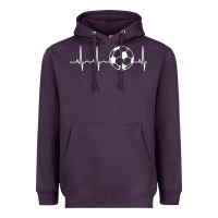 Plum soccer hoodie for teens, men, & women   soccer lover gift pullover hoo Heavyweight Hoodie - minhPixels