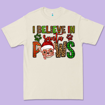 I Believe In Santa Paws Chihuahuha Premium Tee Designed By Jasminsmagicworld