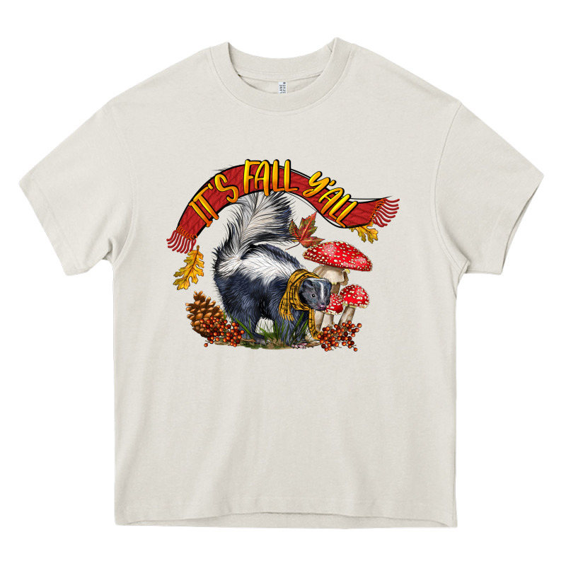 It's Fall Y'all Skunk Heavy Core Tee by LillyAllenDesigns | Teevron