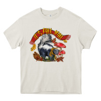 Cream It's Fall Y'all Skunk Heavy Core Tee - LillyAllenDesigns