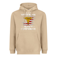 Mushroom Veteran Navy Corpsman Patriotic 4th of July Gifts Heavyweight Hoodie - minhPixels