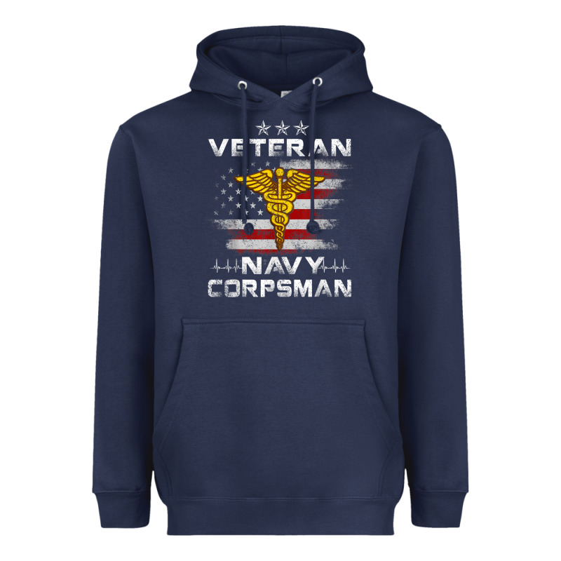 Veteran Navy Corpsman Patriotic 4th Of July Gifts Heavyweight Hoodie by minhPixels | Teevron