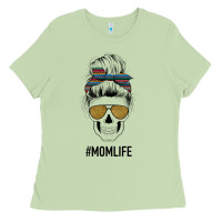 Matcha Western Glitter Aztec Patterned Mom Skull Ladies Tee - Bettercallsaul