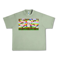 Oil Green cute sheep Urban Heavy Tee - TumblerDesignByShophia