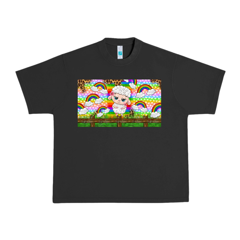 Cute Sheep Urban Heavy Tee by TumblerDesignByShophia | Teevron