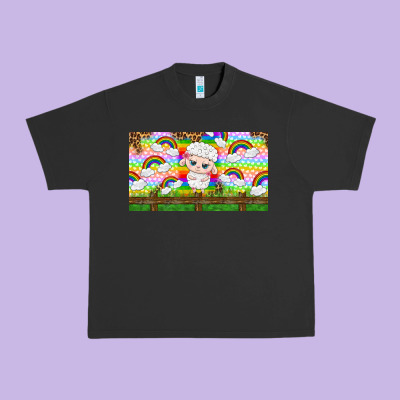 Cute Sheep Urban Heavy Tee Designed By Tumblerdesignbyshophia