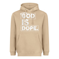 Mushroom God Is Dope Gift for faithful Christians Heavyweight Hoodie - minhPixels