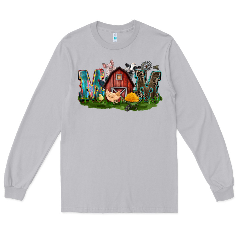 Barn Mom Mother's Day Long Sleeve Tee by CowGirlArtShop | Teevron