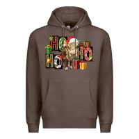 Coffee ho ho ho heifer Premium Hoodie - FaDigitalArtStudio