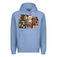 Colony Blue ho ho ho heifer Premium Hoodie - FaDigitalArtStudio
