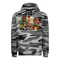 Slate Camo ho ho ho heifer Premium Hoodie - FaDigitalArtStudio