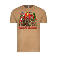 Vintage Camel Army Christmas Home Sweet Home Vintage Tee - HowdyJamesFarm
