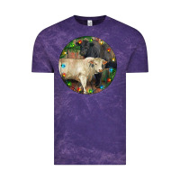 Cloud Purple Christmas Charolais Bull And Black Angus Bull Vintage Tee - RanaPortraitStore