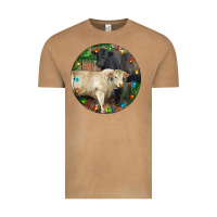Vintage Camel Christmas Charolais Bull And Black Angus Bull Vintage Tee - RanaPortraitStore