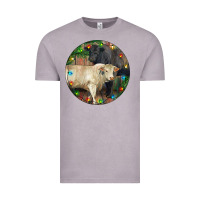 Vintage Zinc Christmas Charolais Bull And Black Angus Bull Vintage Tee - RanaPortraitStore