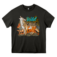 Asphalt Wild About Fall Coyote Heavy Core Tee - LillyAllenDesigns