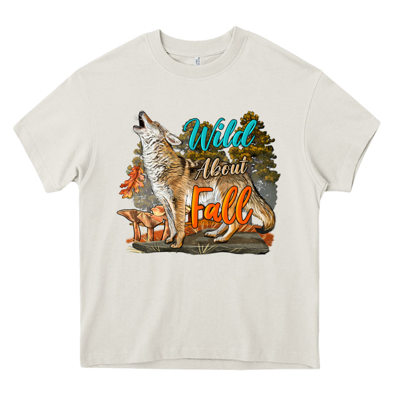 Wild About Fall Coyote Heavy Core Tee by LillyAllenDesigns | Teevron
