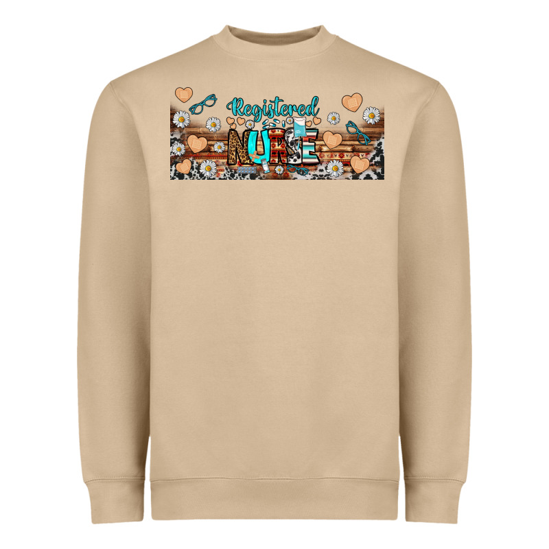 Registered Nurse Libbey Glass Heavyweight Sweatshirt by BundleAndBundleShop | Teevron