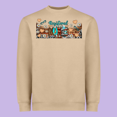 Registered Nurse Libbey Glass Heavyweight Sweatshirt Designed By Bundleandbundleshop