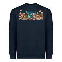 Navy registered nurse libbey glass Heavyweight Sweatshirt - BundleAndBundleShop