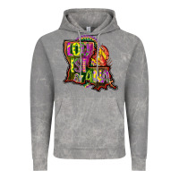 Cloud Rock louisiana map Vintage Hoodie - CowGirlArtShop