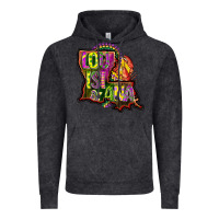 Vintage Black louisiana map Vintage Hoodie - CowGirlArtShop