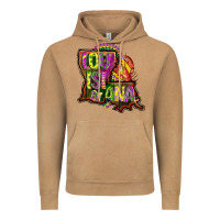 Vintage Camel louisiana map Vintage Hoodie - CowGirlArtShop