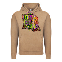 Vintage Coffee louisiana map Vintage Hoodie - CowGirlArtShop