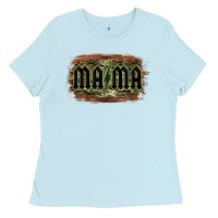 Baby Blue Camouflage Patterned Mama Tried Ladies Tee - Bettercallsaul