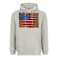 Moon Dust american flag and leopard Heavyweight Hoodie - Artiststas