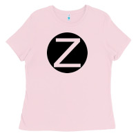 Bubblegum Pink zeerba logo redimension v2 Ladies Tee - chombo