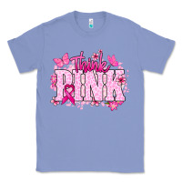 Colony Blue Think pink Classic Tee - NancyCooperArtShop